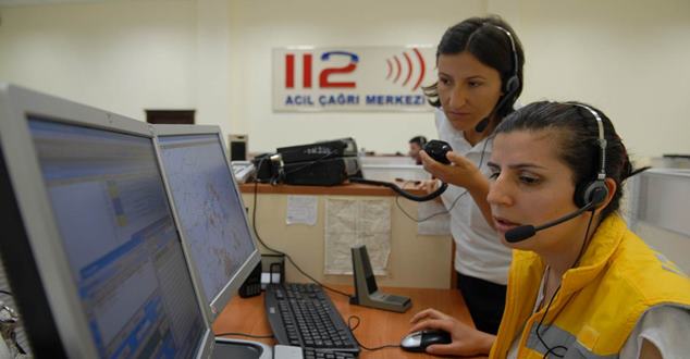 Isparta 112 Çağrı Merkezi’nin 2016 ilk beş aylık faaliyet raporu