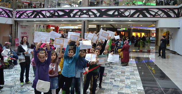 Iyaşpark Alışveriş ve Yaşam Merkezi okulların yarıyıl tatiline girmesiyle birlikte