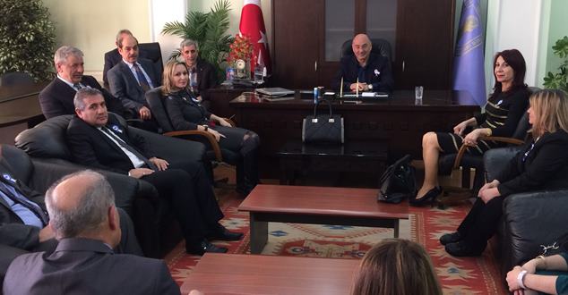 Vergi Haftası etkinlikleri kapsamında Defterdar Vekili Esin Ertürk ve beraberindeki