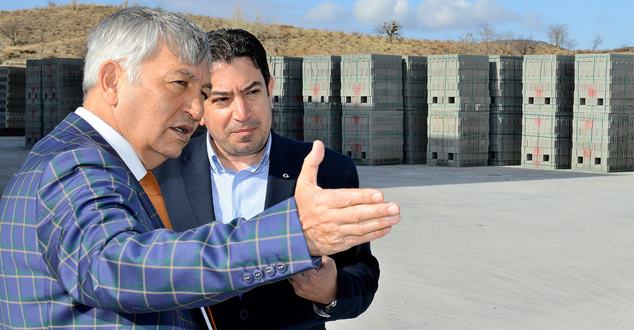 Isparta Belediye Başkanı Yüksek Mimar Yusuf Ziya Günaydın, BELMAŞ Bimsblok