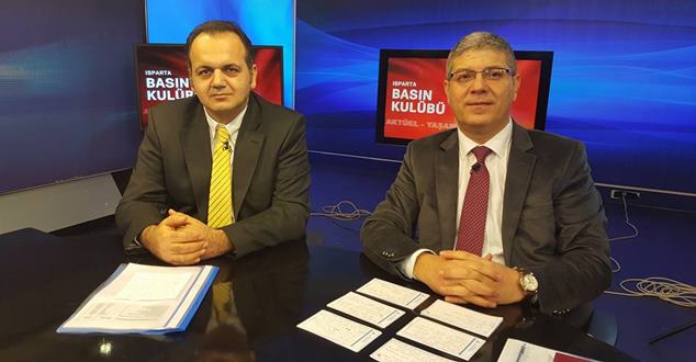 Basın Kulübü’nün ikinci bölüm canlı yayın konukları Süleyman Demirel Üniversitesi