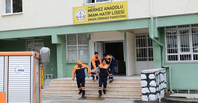 Isparta Belediyesi, AFAD işbirliği ile deprem, arama-kurtarma ve yangın söndürme