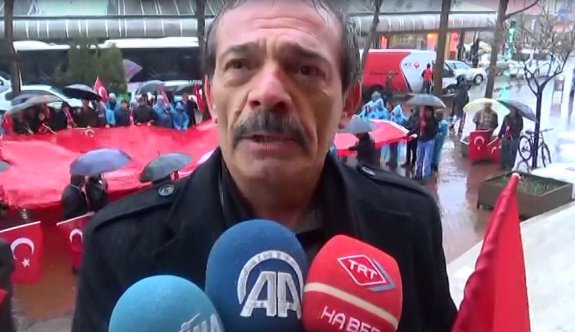 Yaşanan terör olaylarına Isparta’da görev yapan muhtarlar yürüyüş ve basın