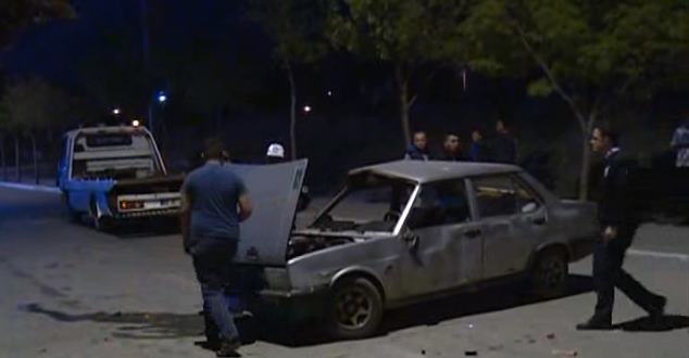 Isparta'da iki otomobilin çarpışması sonucu meydana gelen kazada 4 kişi