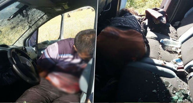 Şırnak’ın Silopi İlçesi’nde güvenlik güçlerinin şüphe üzerine durdurmak istediği araçta