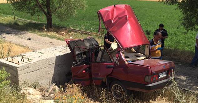 Sandıklı-Keçiborlu karayolunun 55. kilometresinde 41 K 4409 plakalı otomobilin yol