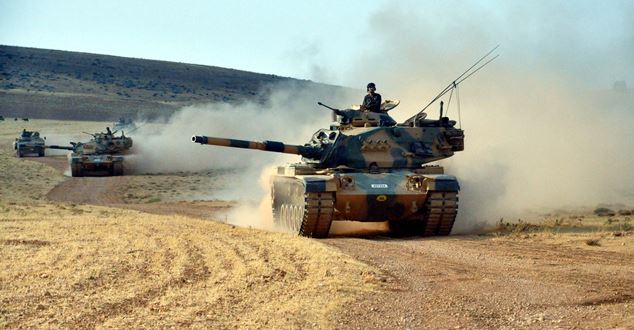 Genelkurmay Başkanlığı tarafından, Fırat Kalkanı Harekatı esnasında, Cerablus’un batısında teröristlerce