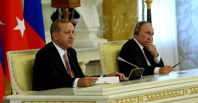 Rusya Devlet Başkanı Vlaimir Putin ve Cumhurbaşkanı Erdoğan Türk-Rus İş