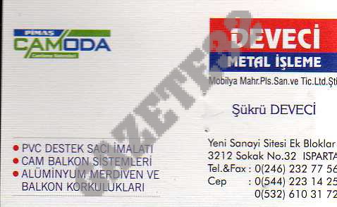 İletişim Bilgileri Telefon : 246 232 96 77 / 533