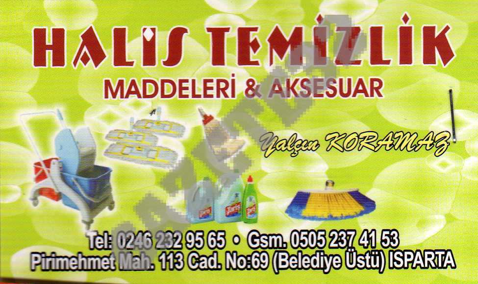 Halis Temizlik Maddeleri&Aksesuar