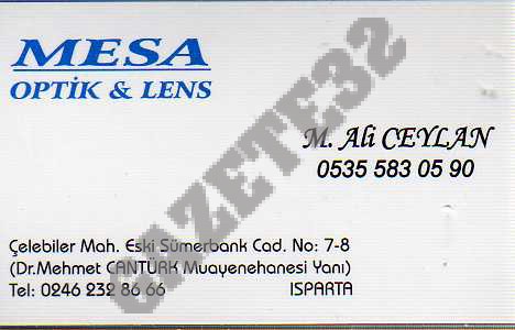 Mesa Optik Lens