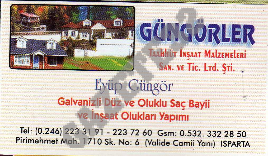 Güngörler Taakkuk İnşaat Malzemeleri