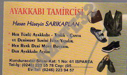 Ayakkabı Tamircisi