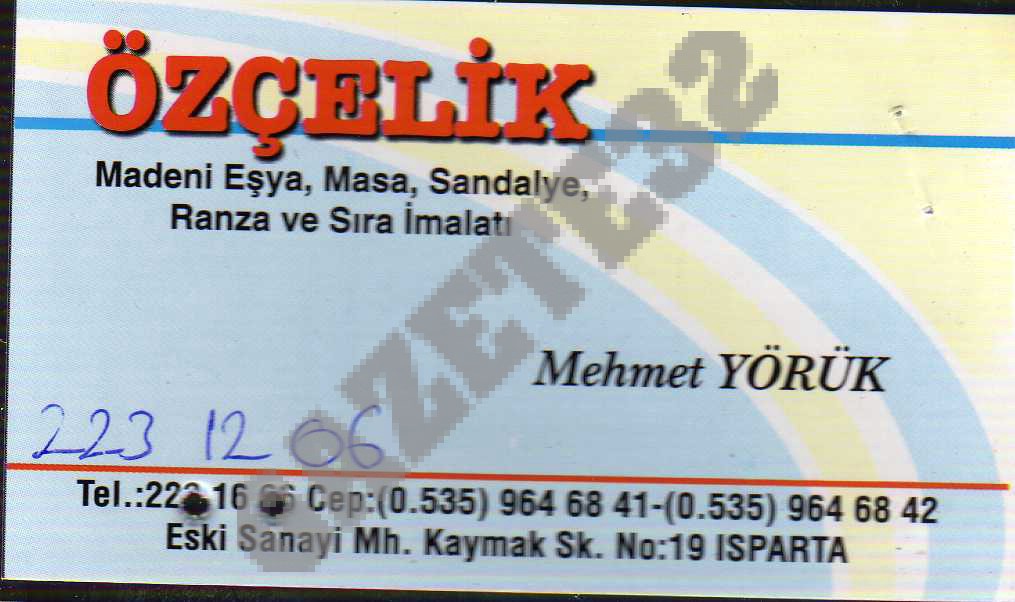 Özçelik Madeni Eşya