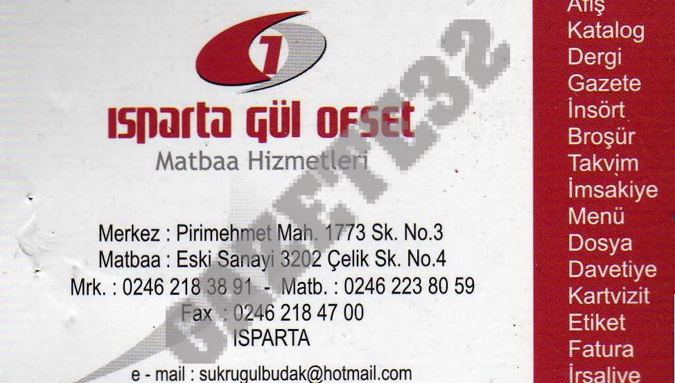 Isparta Gül Ofset
