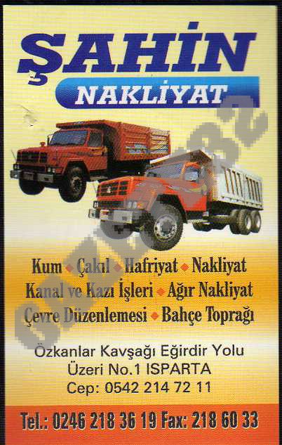 Şahin Nakliyat