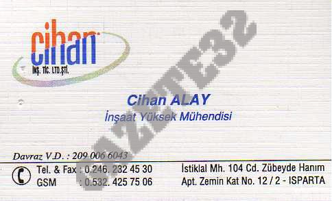 Cihan İnş.Tic.Ltd.Şti