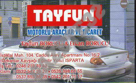 Tayfun Motorlu Araçlar ve Ticaret