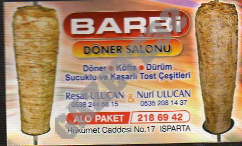 Barbi Döner Salonu