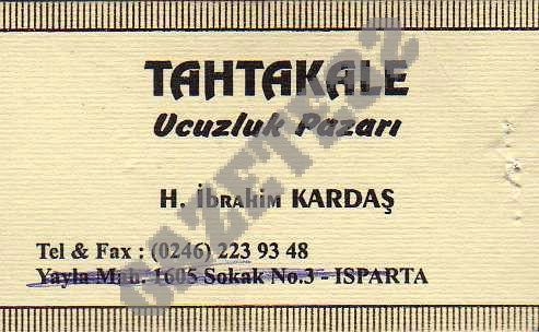 Tahtakale Ucuzluk Pazarı