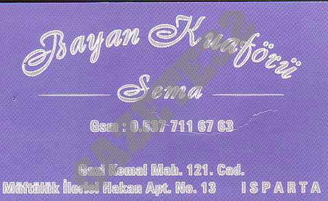 Bayan Kuaförü Sema