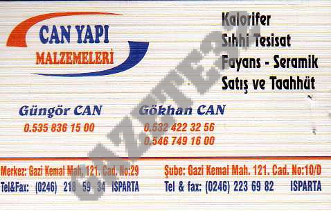 Can Yapı Malzemeleri