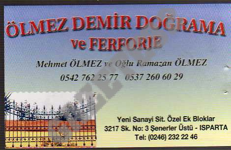 Ölmez Demir Doğrama ve Perforje