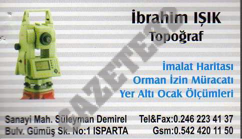 İbrahim Işık Topoğraf