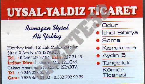 Uysal- Yaldız Ticaret