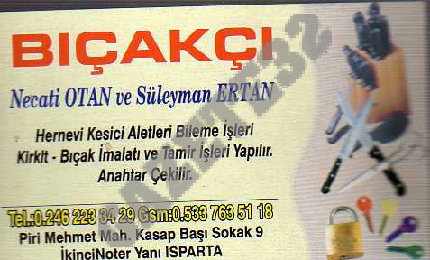 Bıçakcı & Anahtarcı