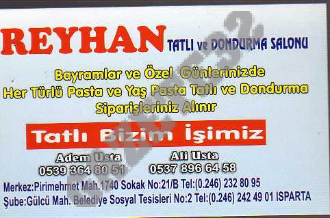 Reyhan Tatlı ve Dondurma
