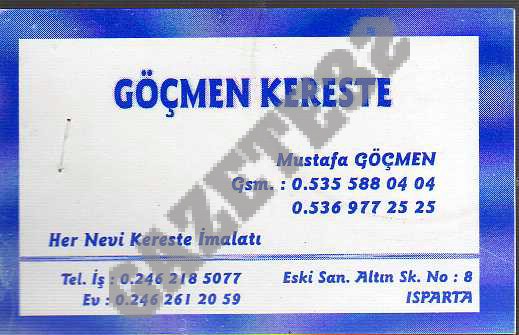 Göçmen Kereste