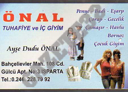 Önal Tuhafiye ve İç Giyim