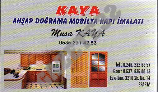 Kaya Ahşap Doğrama Mobiilya Kapı İmalatı