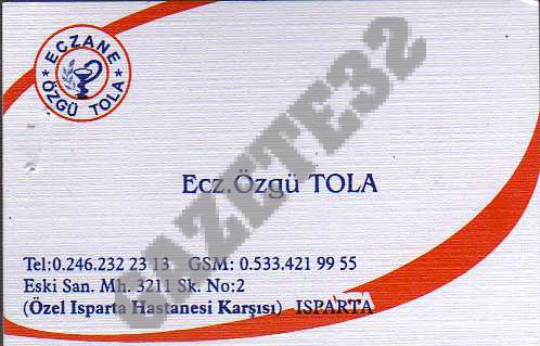 Eczane – Özgü Tola