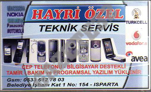 Hayri Özel Cep Telefonu