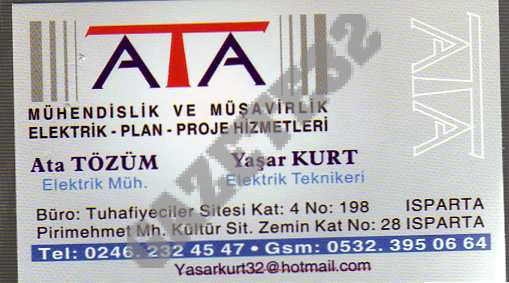 Ata Mühendislik  Elektrik