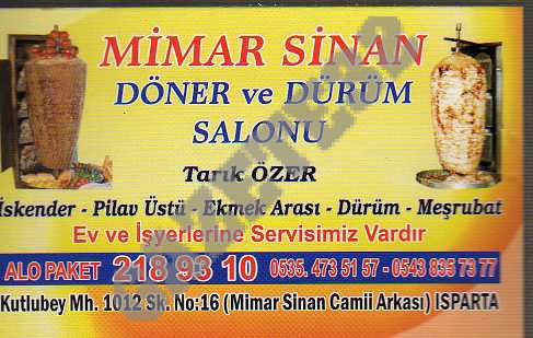 Mimar Sinan Döner