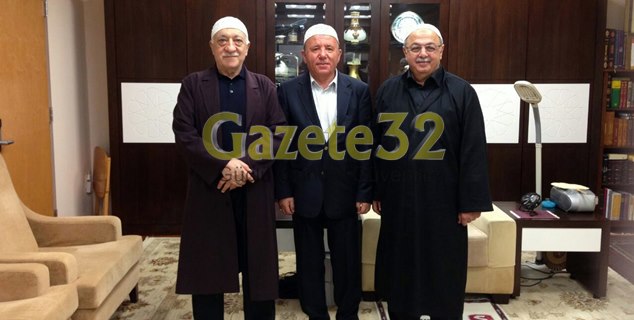 FETÖ’den tutuklanan eski Isparta Valisi Memduh Oğuz’un FETÖ Lideri Fethullah Gülen’le