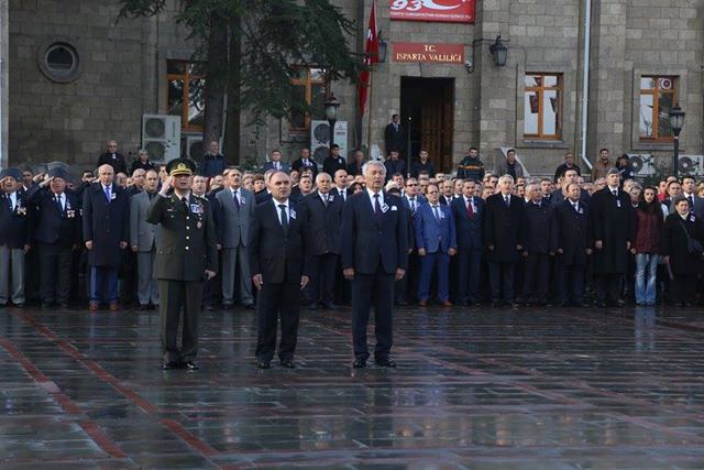 Gazi Mustafa Kemal Atatürk rahmetle ve saygıyla anıldı