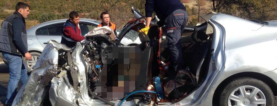 Eğirdir’de trafik kazası : 1 ölü