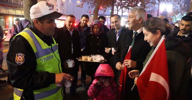 Isparta Ülkü Ocakları tarafından, terör saldırılarını kınamak ve Türkiye’nin sahipsiz