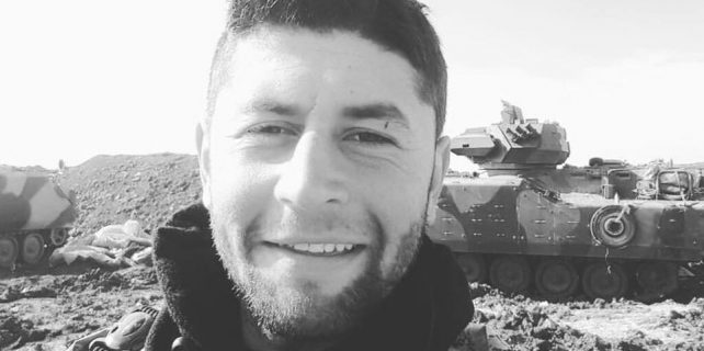 Fırat Kalkanı Harekatı’nda Burdurlu Uzman Çavuş Ali Yılmaz şehit oldu.