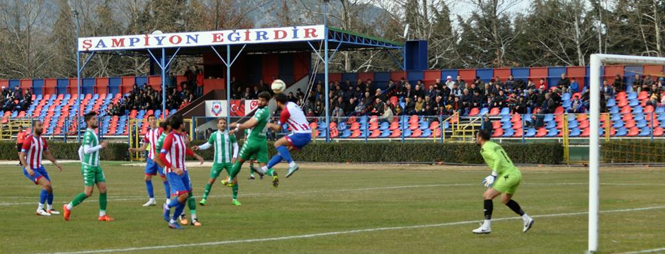 Bölgesel Amatör Ligi (BAL) 7’nci Grup’taki temsilcimiz Eğirdirspor kendi sahasında
