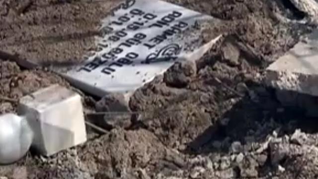 Isparta'da Mehmet Tönge Mahallesi Mezarlığı’nda bu kadarına pes dedirten bir