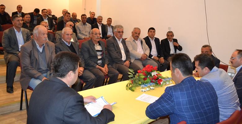 Kaymakam Abdullah AKDAŞ başkanlığında, İl Genel Meclis Üyeleri ve Köy