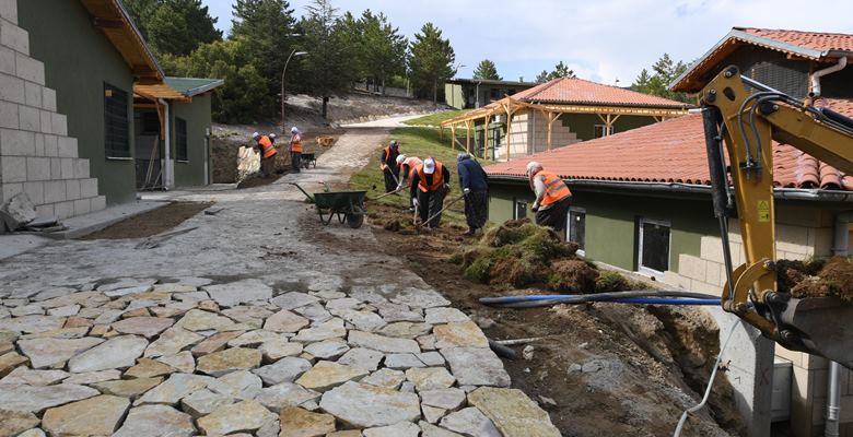 Isparta Belediyesi eski Burdur Yolu üzerinde hayvan barınağı kurma çalışmalarını
