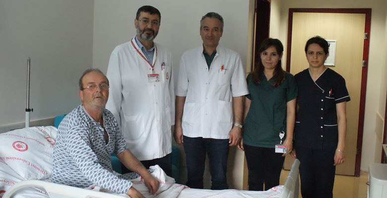 Süleyman Demirel Üniversitesi Araştırma ve Uygulama Hastanesi İnme Merkezi’ne geçirdiği