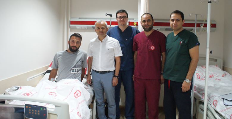 Böbreğinde 2.5 cm’lik tümör tespit edilen 26 yaşındaki hasta, SDÜ