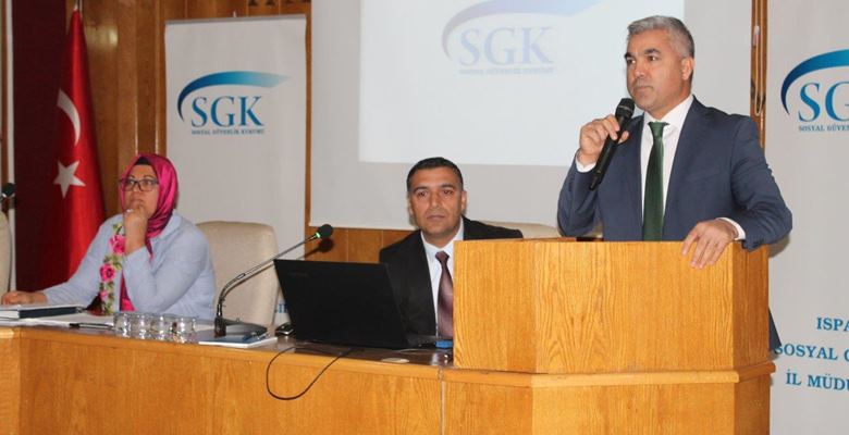 Isparta Sosyal Güvenlik İl Müdürlüğü 17.10.2017 tarihinde Isparta Öğretmenevinde Milli